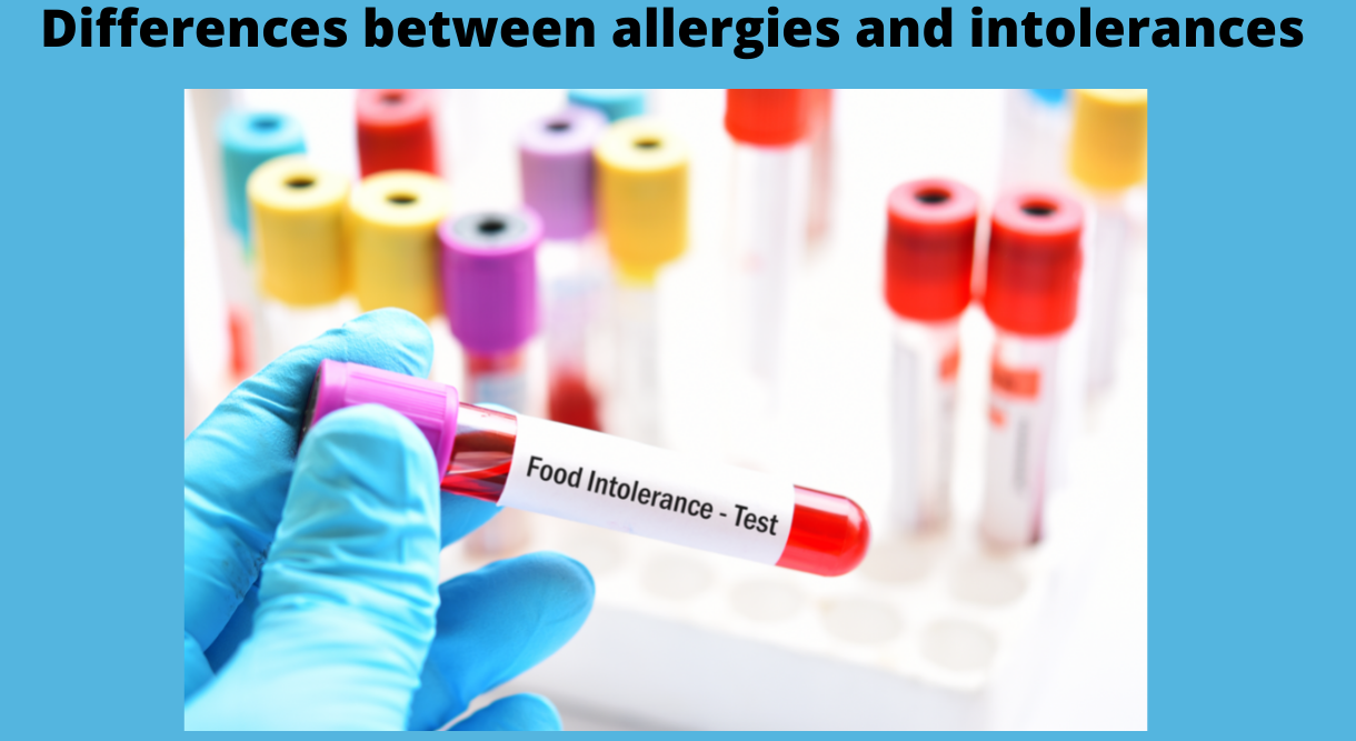 Differences between allergies and intolerances